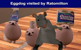 Image Eggdog visited by Ratomilton